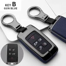 Étui Clé de Voiture en Cuir avec Porte-Clés  RANGE ROVERE – Protection et Élégance